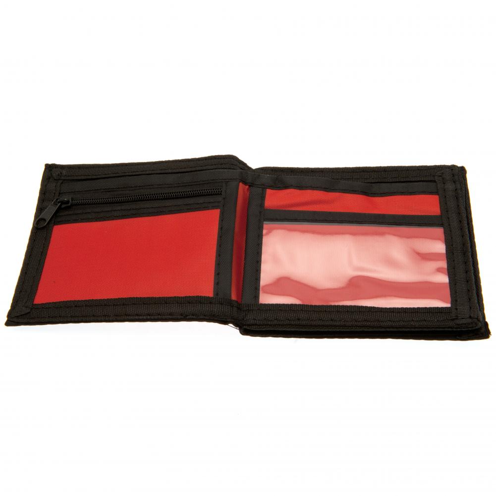 Arsenal FC Crest Red Canvas Wallet - Image 2