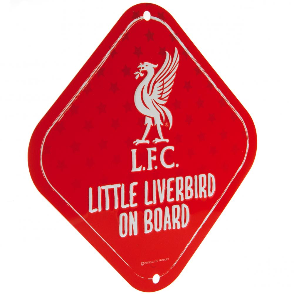 Liverpool FC Liverbird Little Dribbler Car Window Sign - Image 2