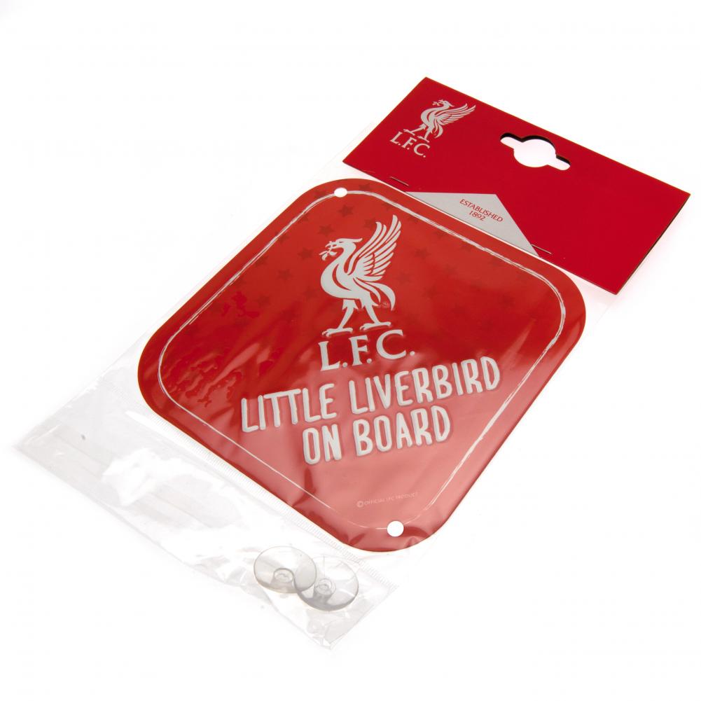 Liverpool FC Liverbird Little Dribbler Car Window Sign - Image 3