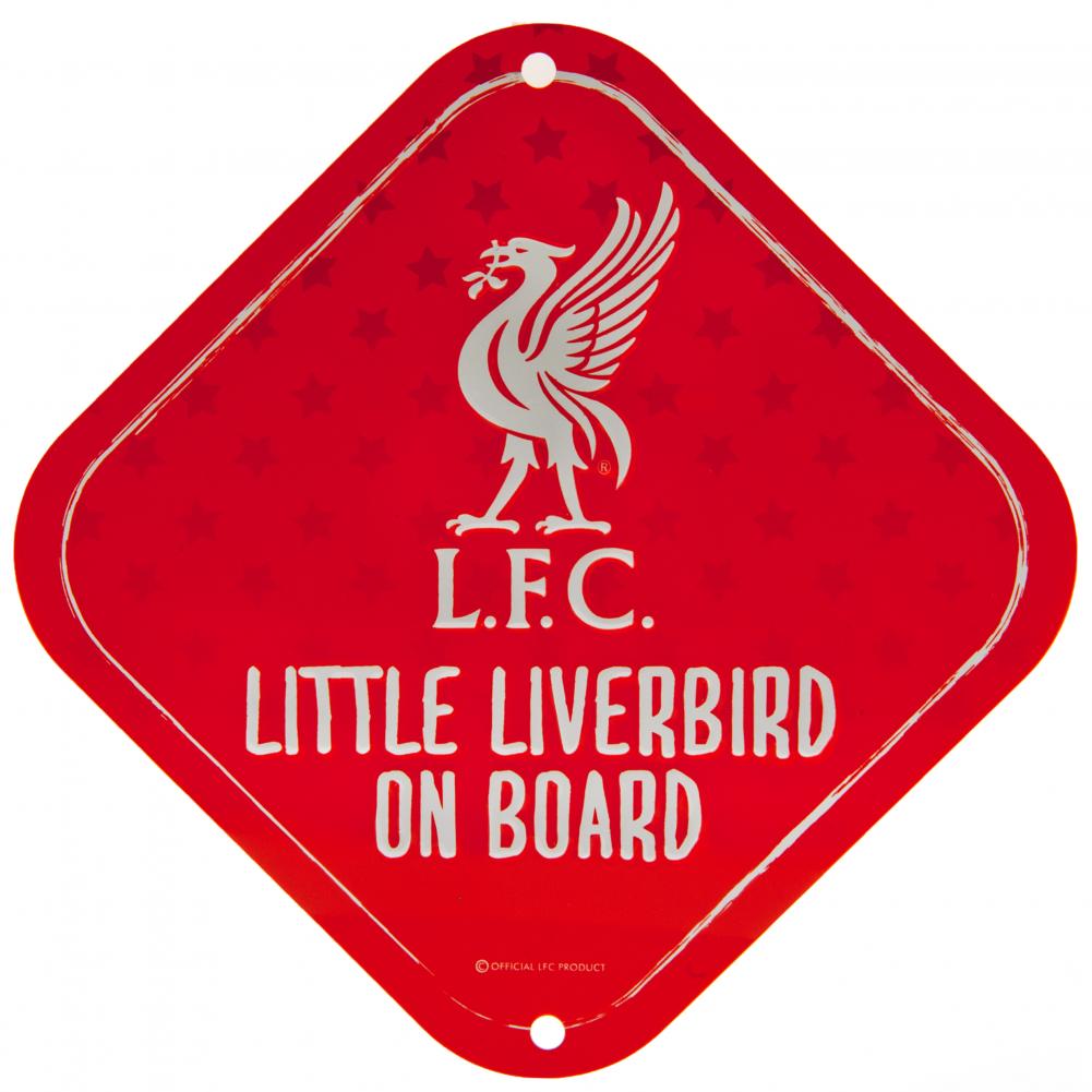 Liverpool FC Liverbird Little Dribbler Car Window Sign
