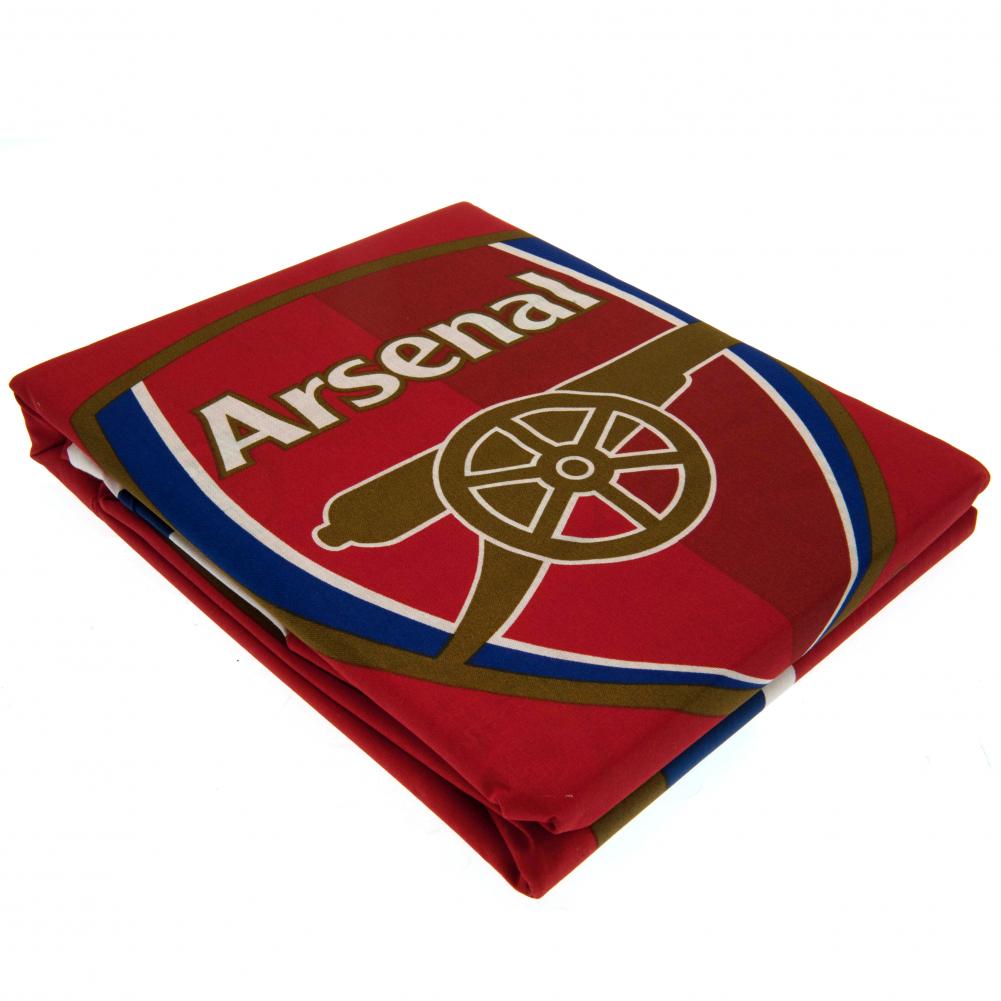 Arsenal FC Crest Pulse Design Single Duvet Set