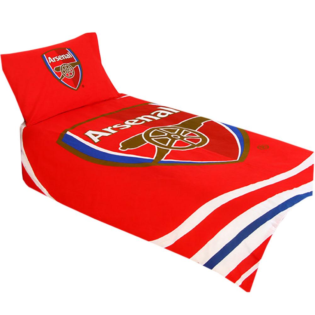Arsenal FC Crest Pulse Design Single Duvet Set
