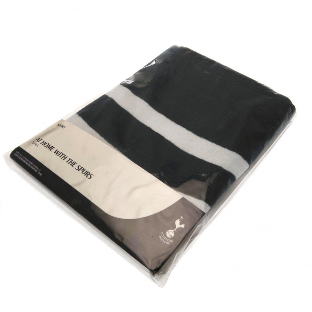 Tottenham Hotspur FC Crest Velour Beach Towel - Image 3