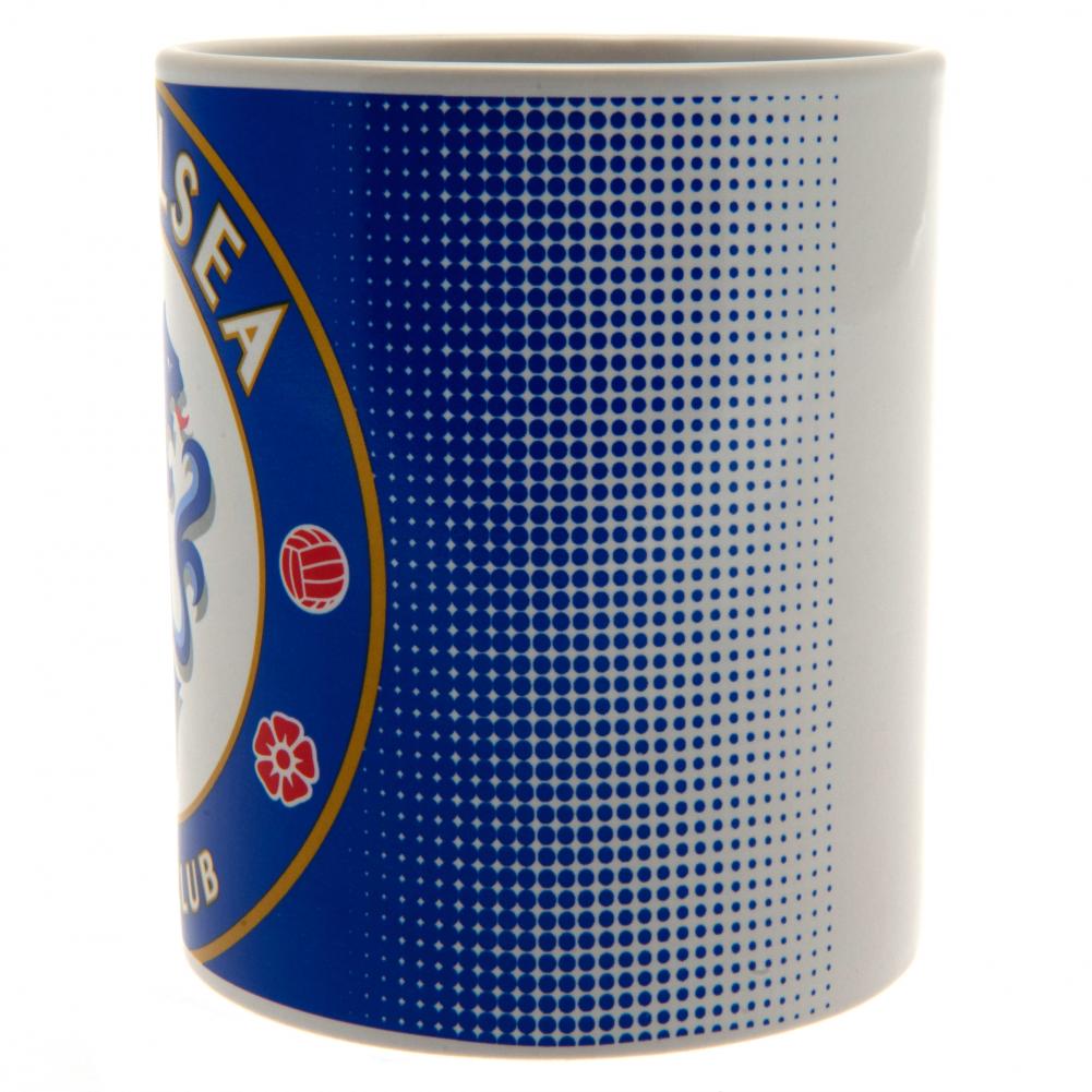 Chelsea FC 11oz Crest Halftone Design Mug - Image 2