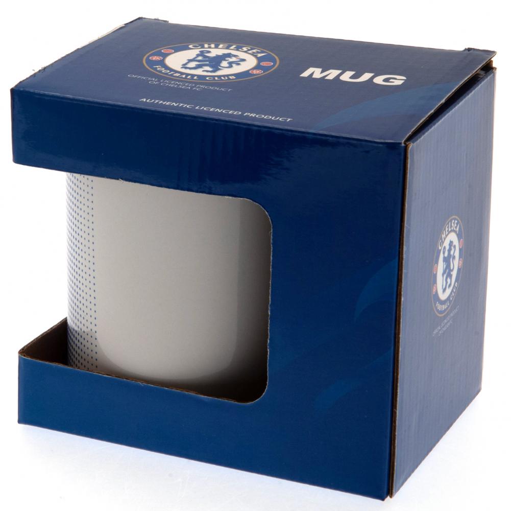 Chelsea FC 11oz Crest Halftone Design Mug - Image 4