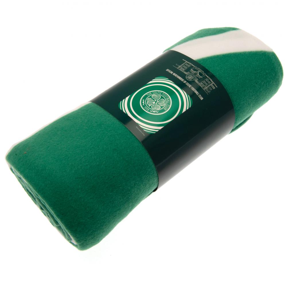 Celtic FC Crest Green Fleece Blanket - Image 3