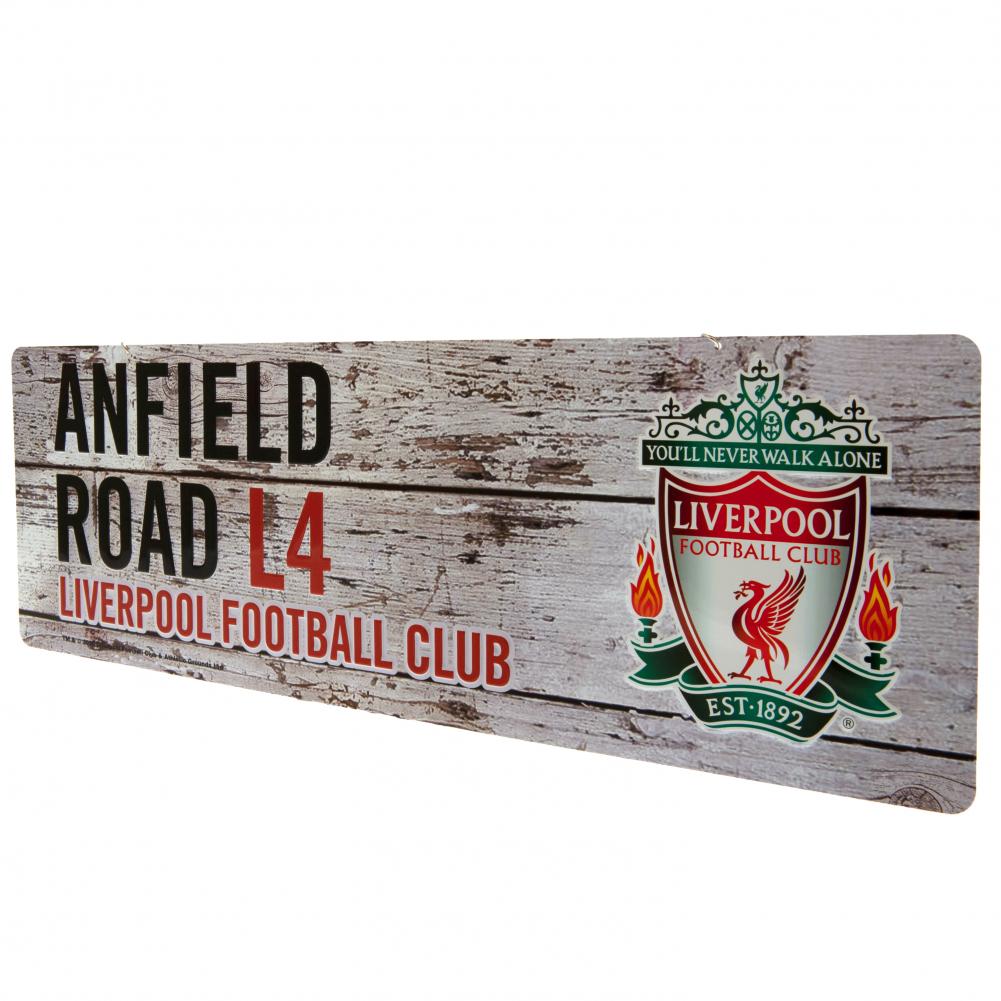Liverpool FC Anfield Road Rustic Garden Sign - Image 2