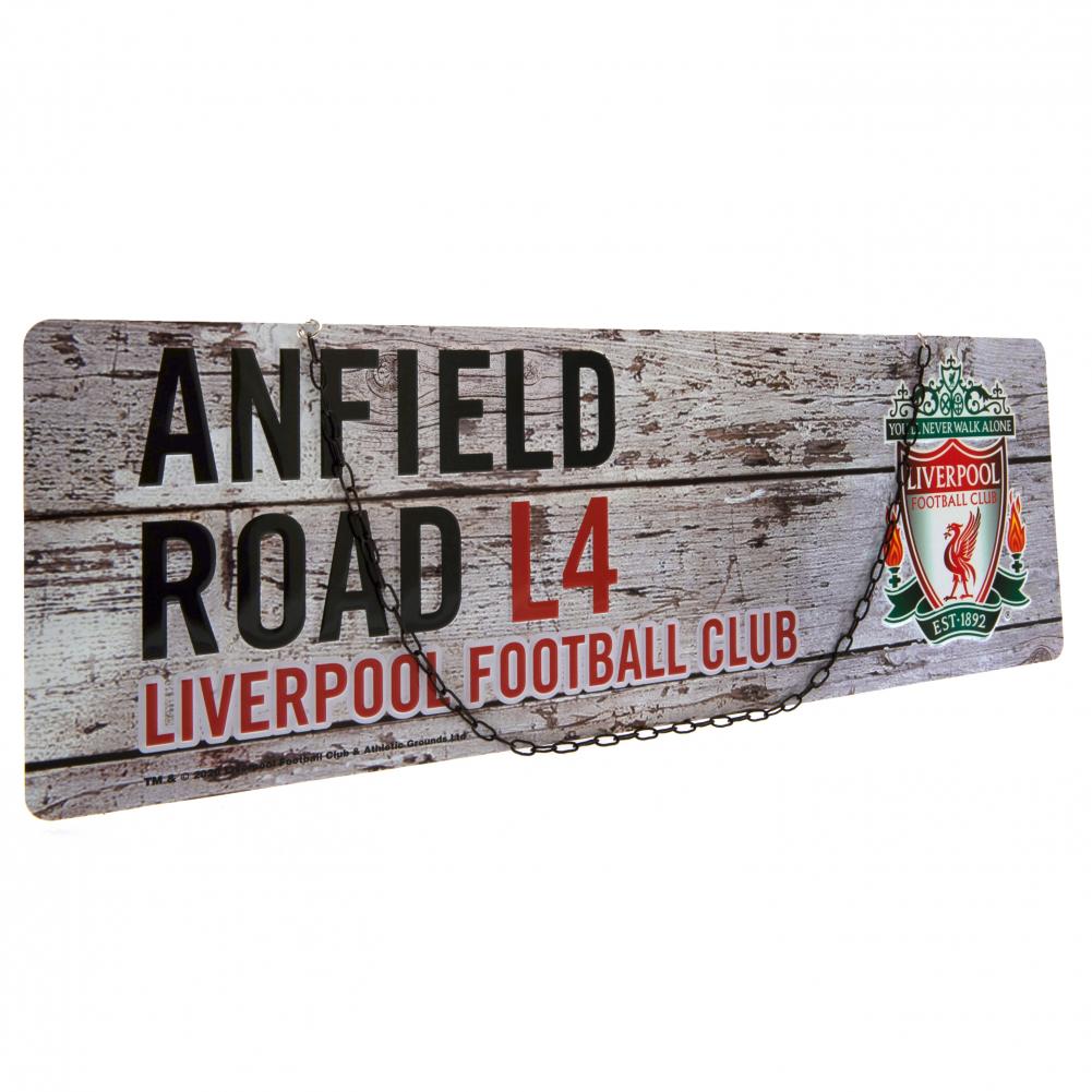 Liverpool FC Anfield Road Rustic Garden Sign - Image 3