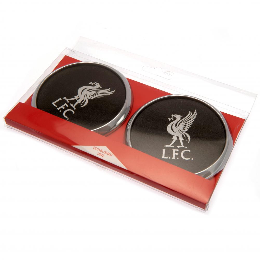 Liverpool FC Liverbird 2 Pack Premium Coaster Set - Image 3