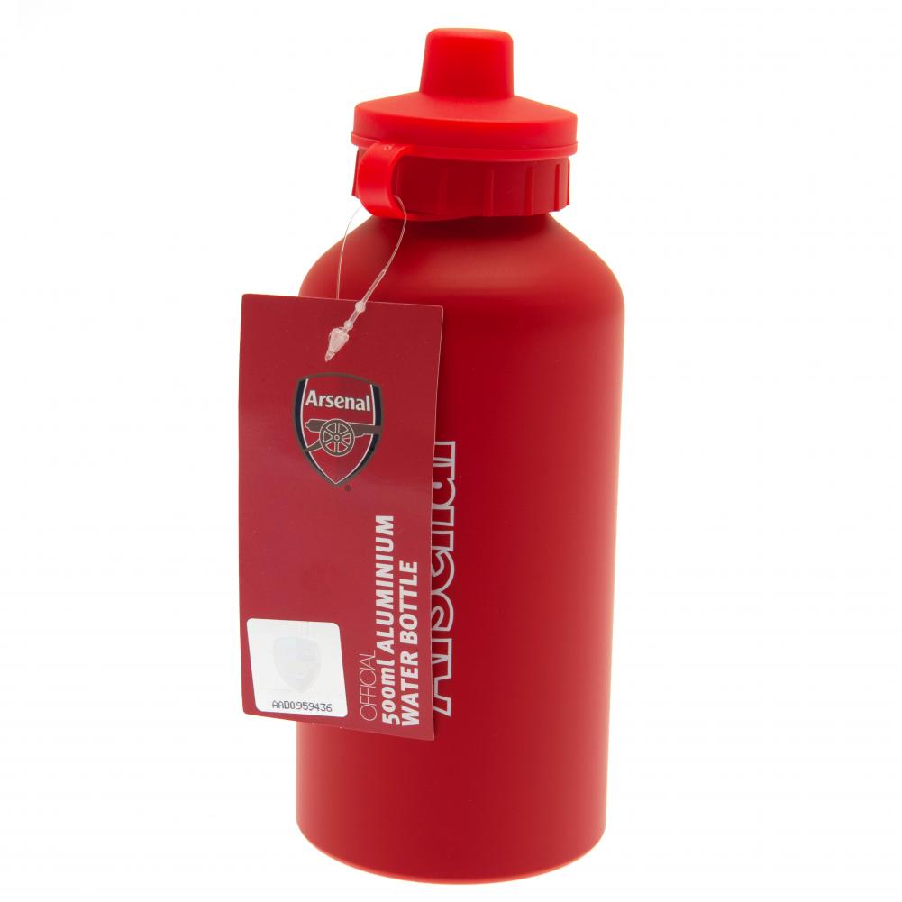 Arsenal FC Crest Matt Red Aluminium Drinks Bottle