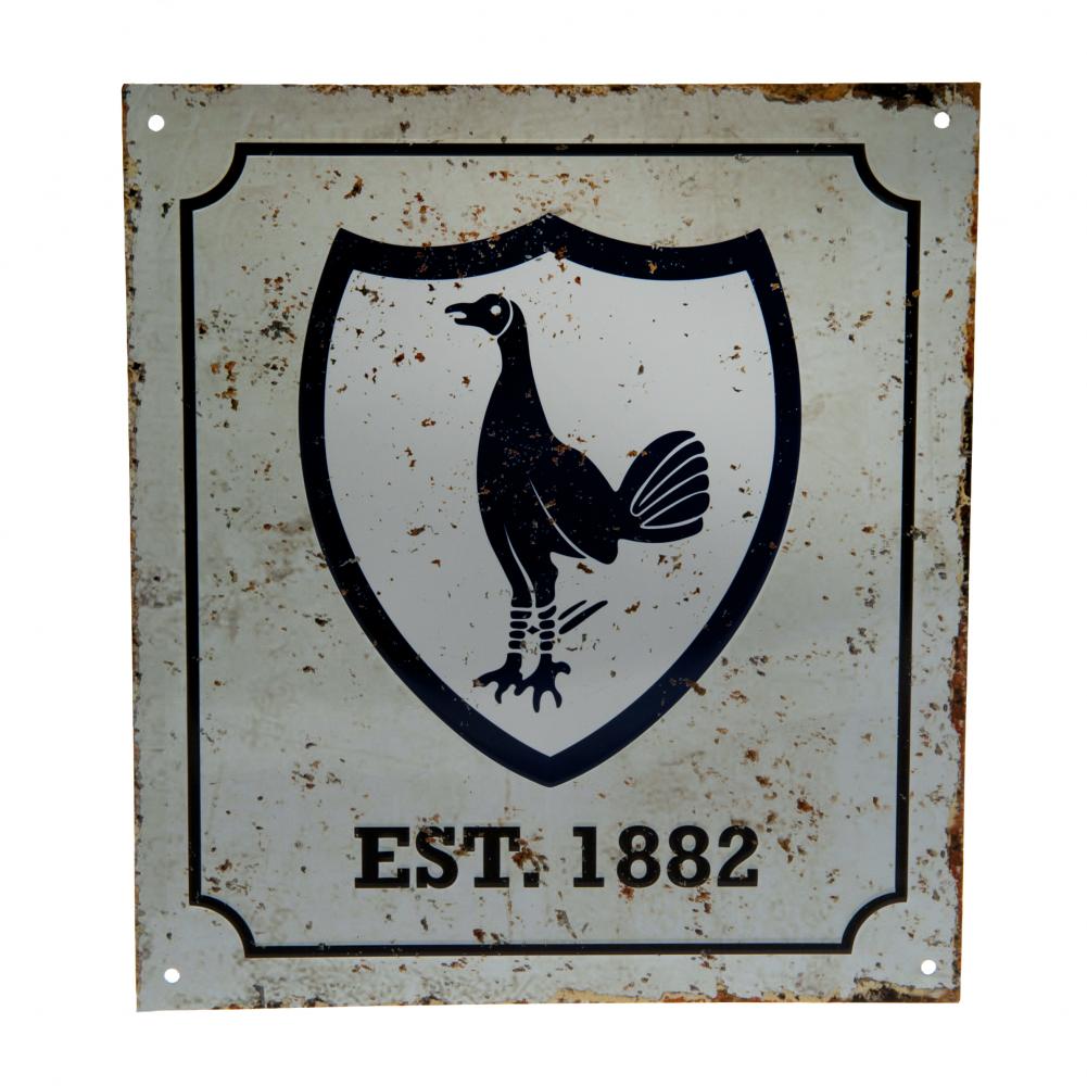 Tottenham Hotspur FC Retro 1950's Crest Sign