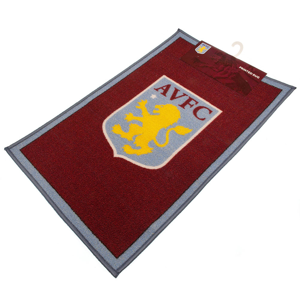 Aston Villa FC Crest Bedroom Rug