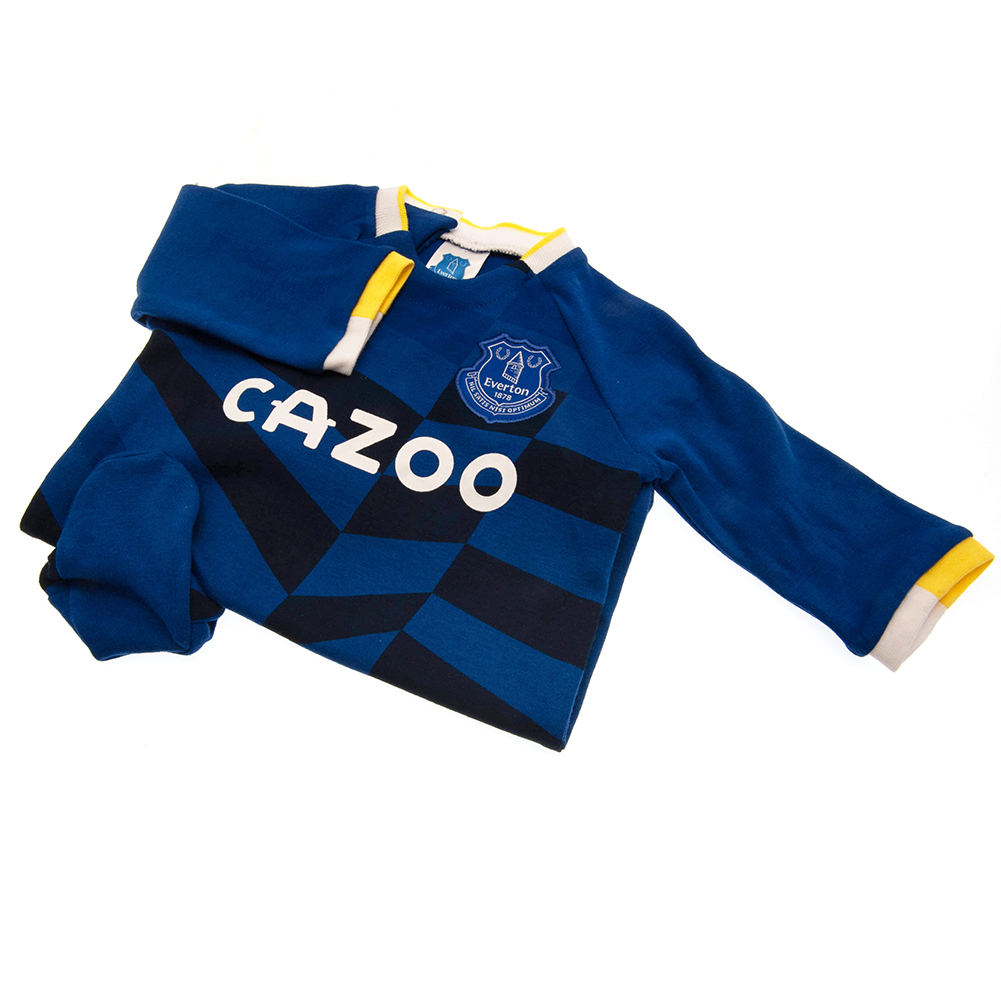 Everton FC 12/18 Months Long Sleeved Sleepsuit - Image 2