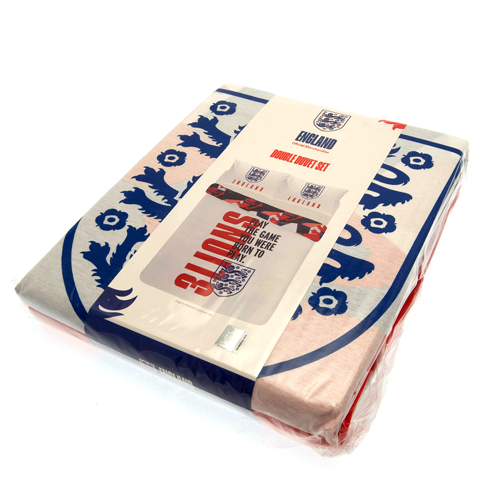 England FA Three Lions Double Duvet Set - Image 3