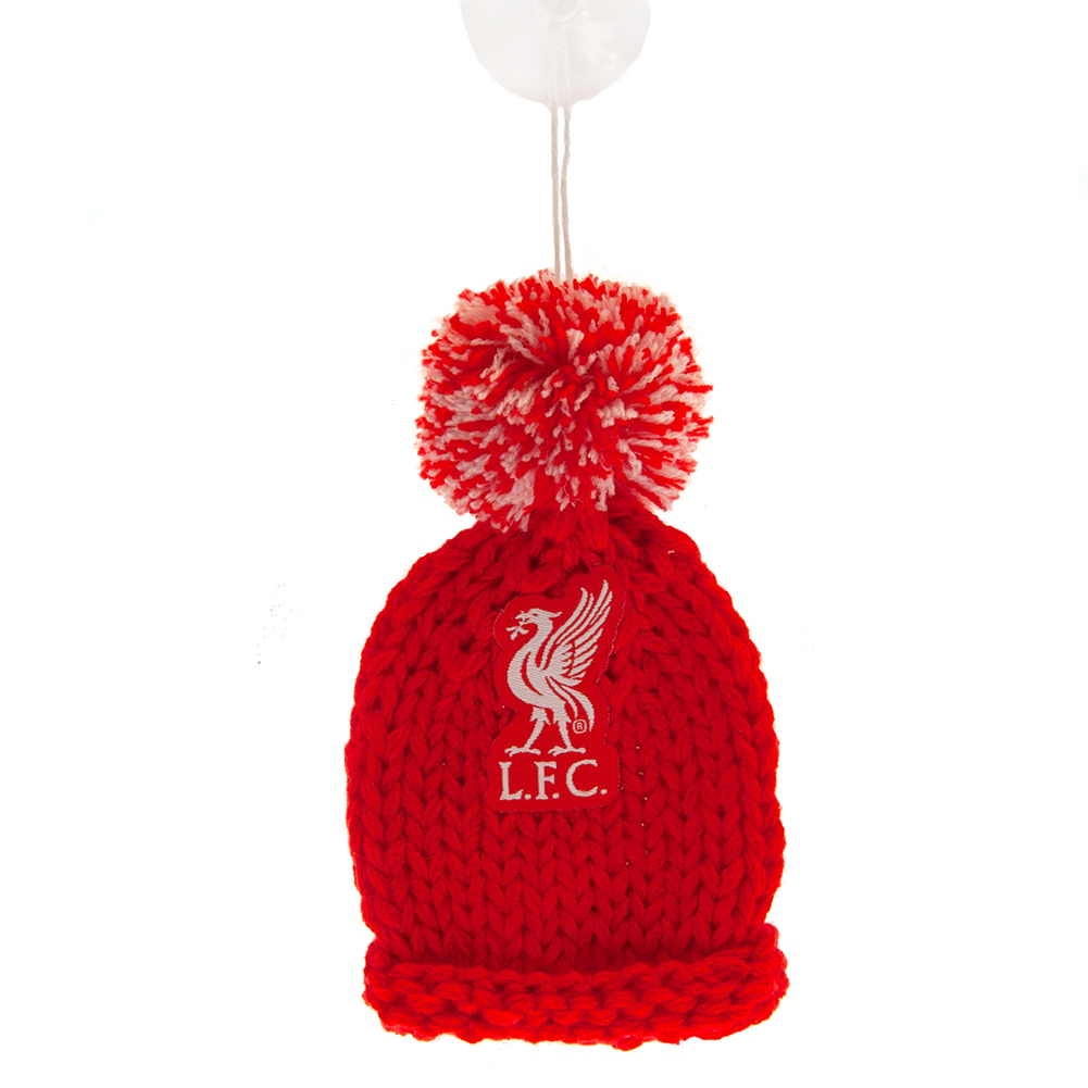 Liverpool FC Liverbird Red Hanging Bobble Hat