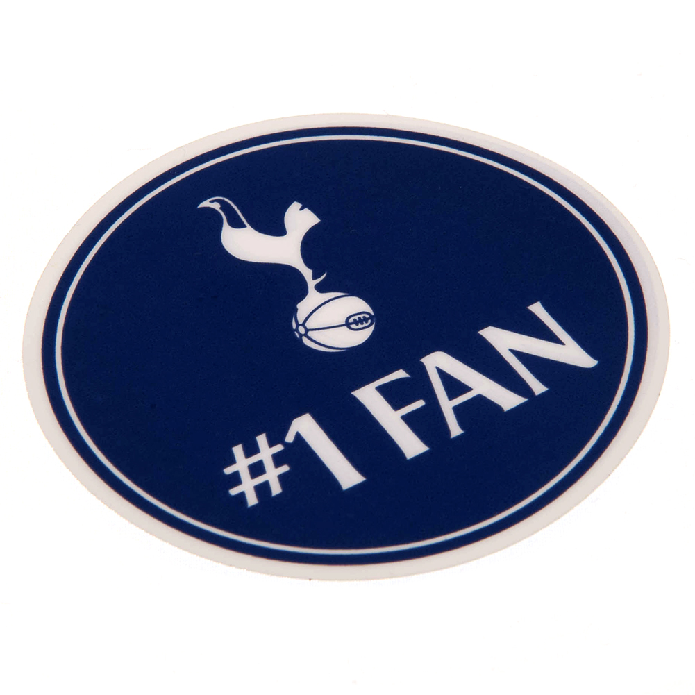 Tottenham Hotspur FC Single Crest No. 1 Fan Car Sticker - Image 2