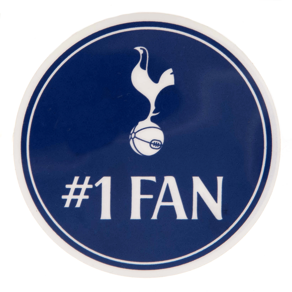 Tottenham Hotspur FC Single Crest No. 1 Fan Car Sticker