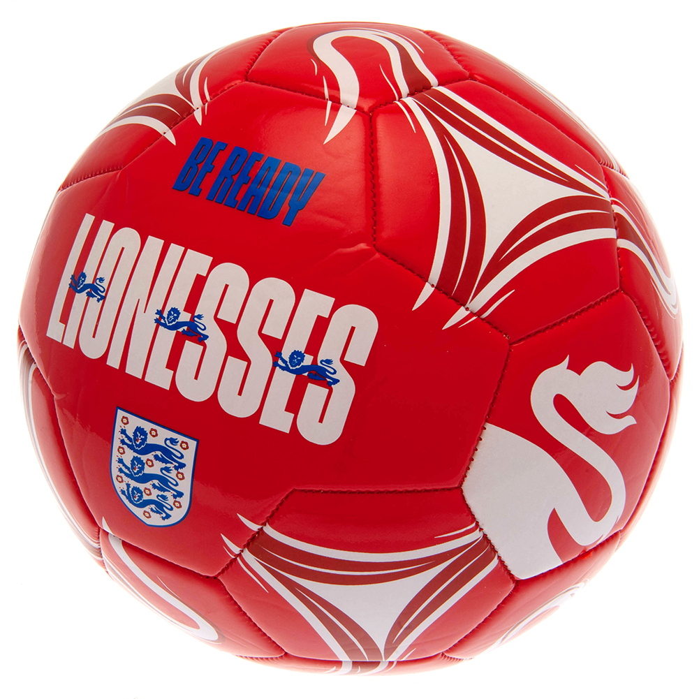 England FA Size 5 - 26 Panel Lionesses Football - Image 2