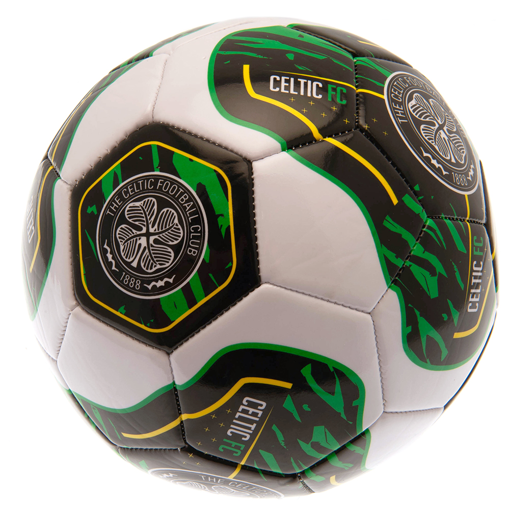 Celtic FC Size 5 - 26 Panel Tracer Design Football - Image 3