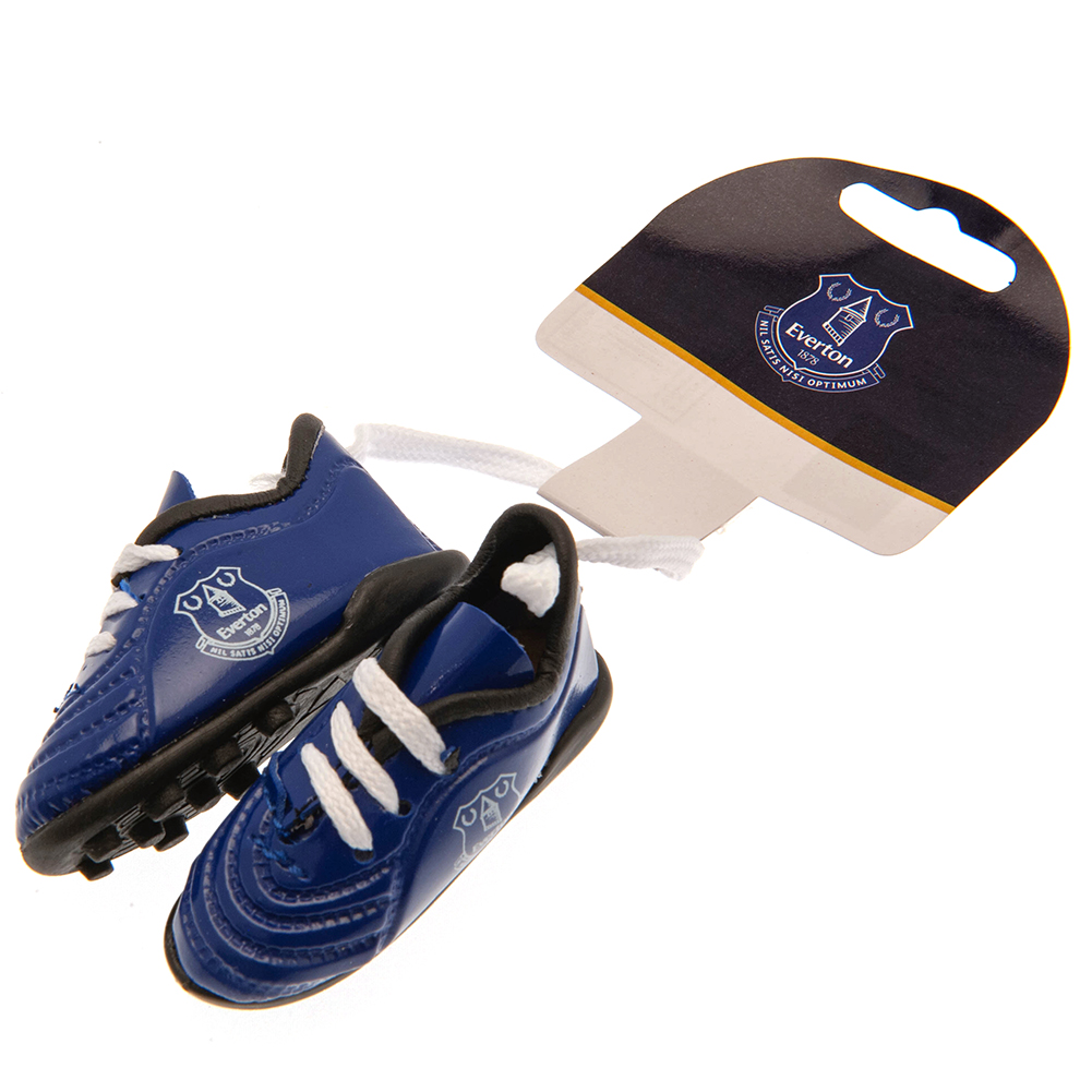 everton fc mini hanging boots