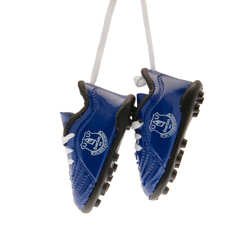 everton fc mini hanging boots