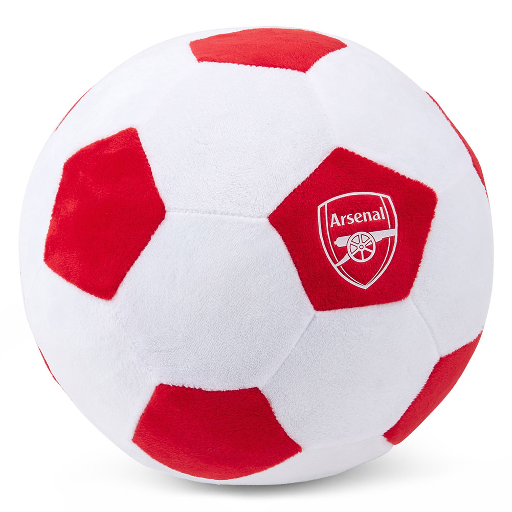 Arsenal FC Red & White Plush Football