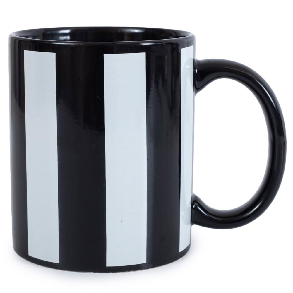 Newcastle United FC Crest 11oz Crest Striped Mug - Image 3
