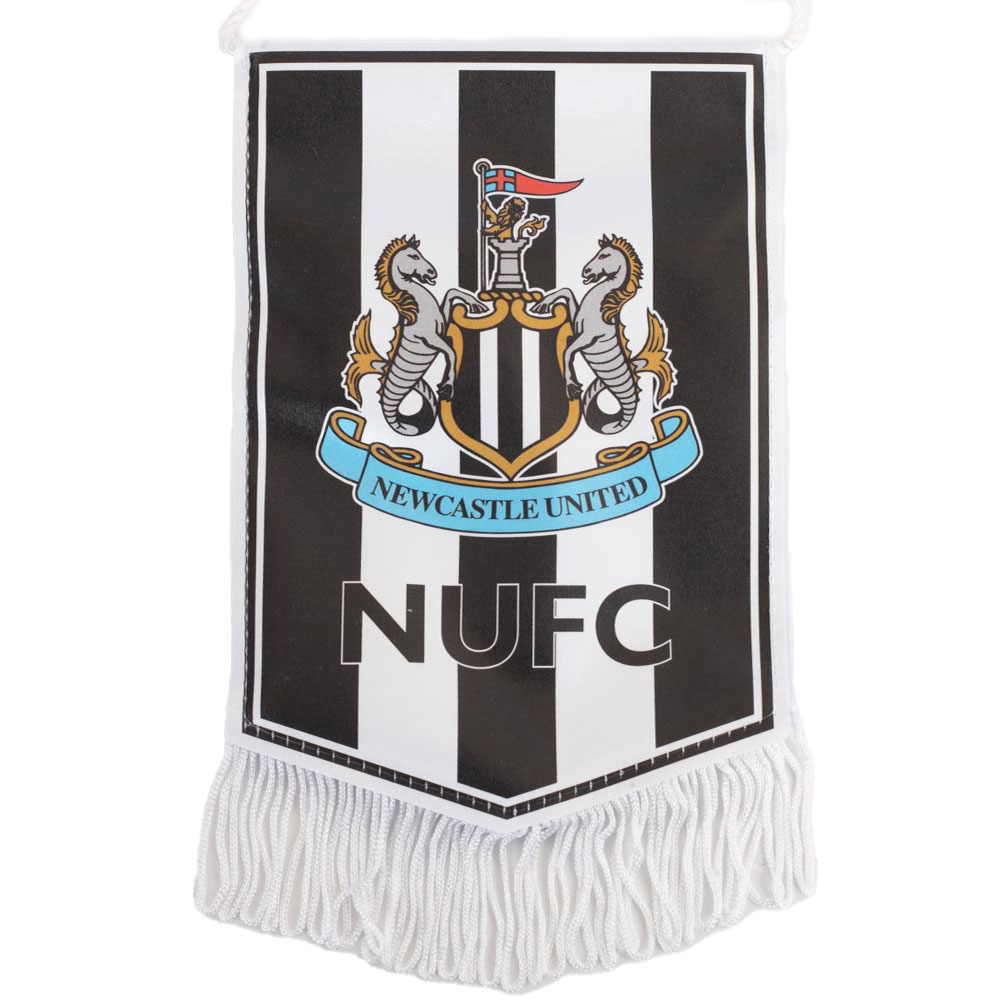 Newcastle United FC Crest 'NUFC' Mini Pennant