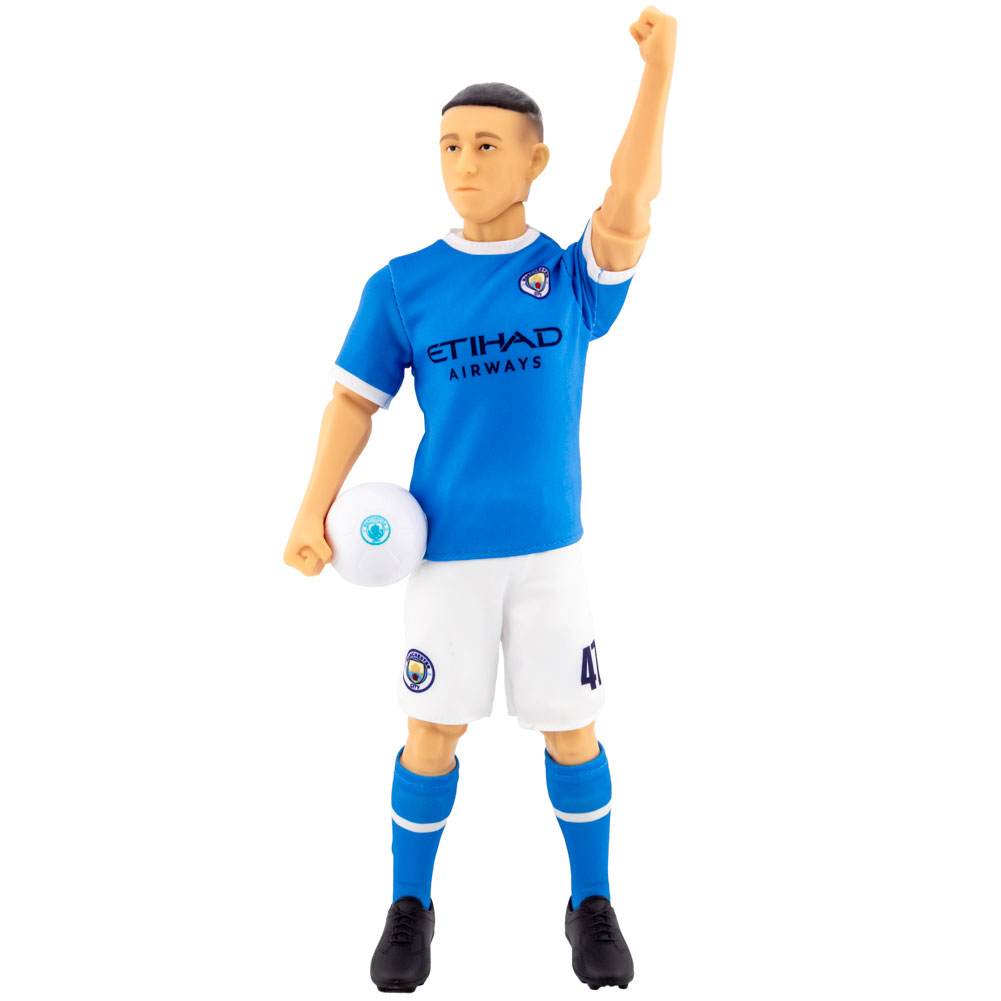 Manchester City FC 1:6 Scale Phil Foden Action Figure - Image 5