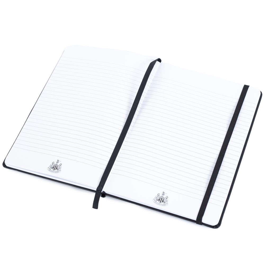 Newcastle United FC Faux Leather A5 Embossed Crest Notebook - Image 2