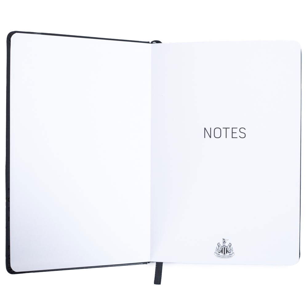 Newcastle United FC Faux Leather A5 Embossed Crest Notebook - Image 4