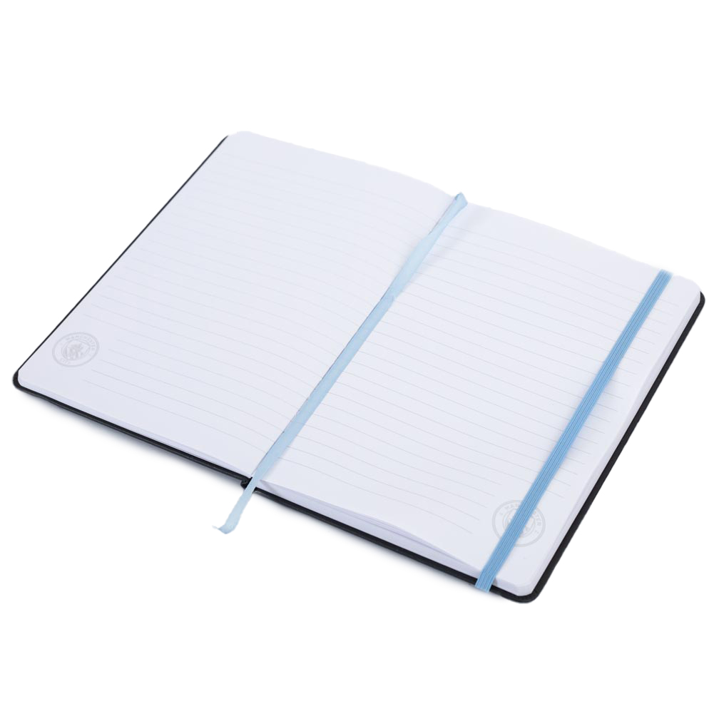 Manchester City FC Classic Faux Leather A5 Notebook - Image 3