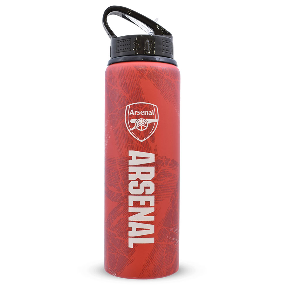 Arsenal FC The Gunners printed aluminium drinks bottle from the football gift store