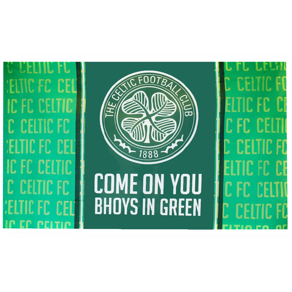 Celtic fc crest 5'x3' flag
