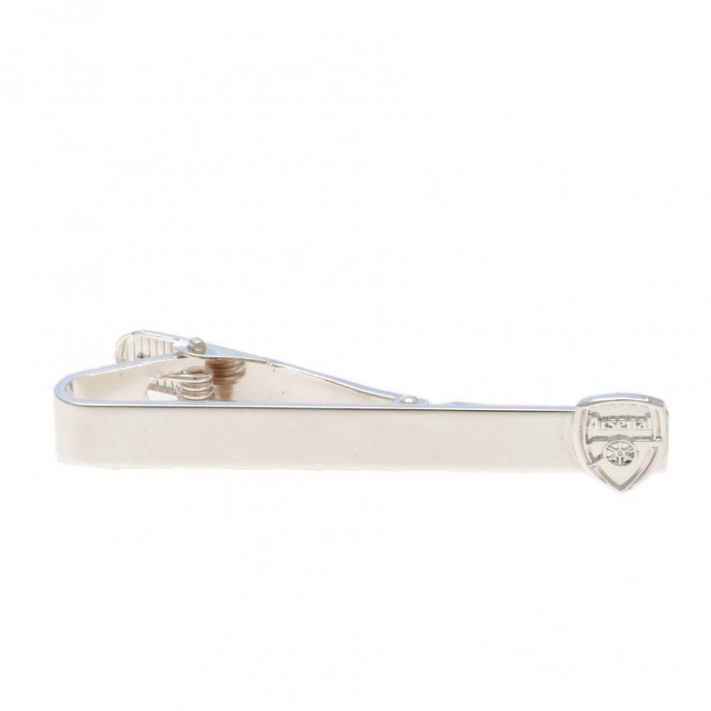 Arsenal FC Silver Plated Crest Tie Slide - Image 2