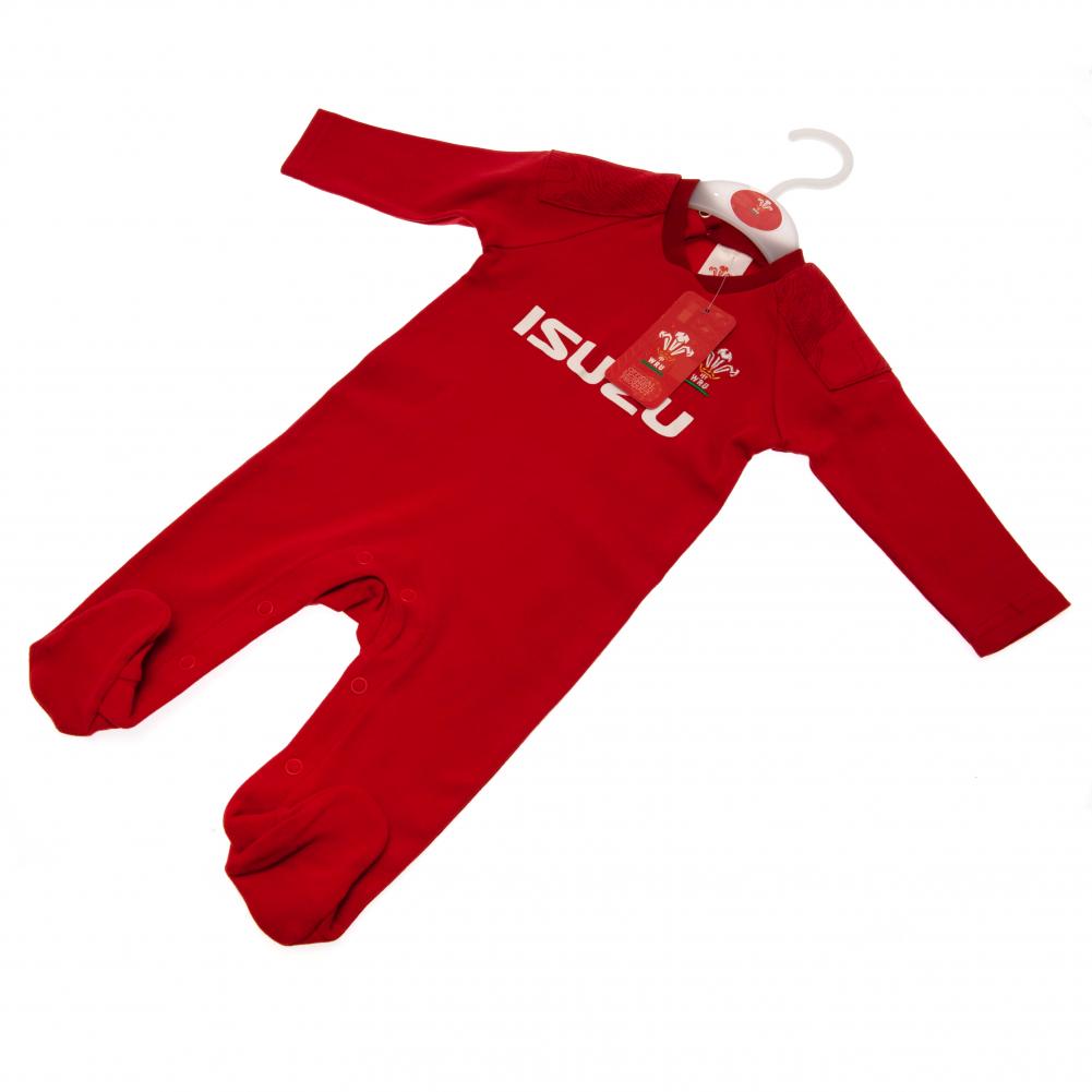 Wales RU 9/12 Months Long Sleeved Home Sleepsuit - Image 3