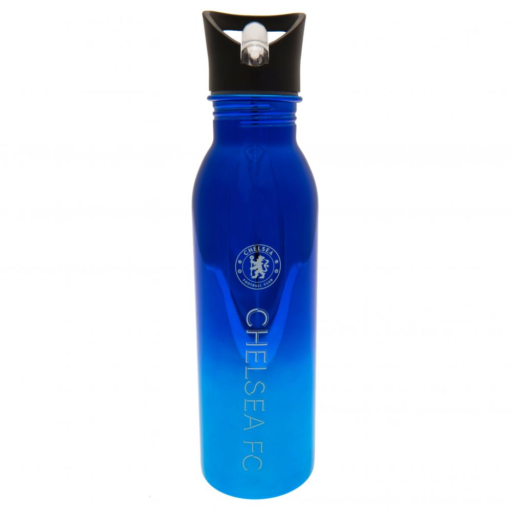 Chelsea FC 700ml Metallic Blue Drinks Bottle