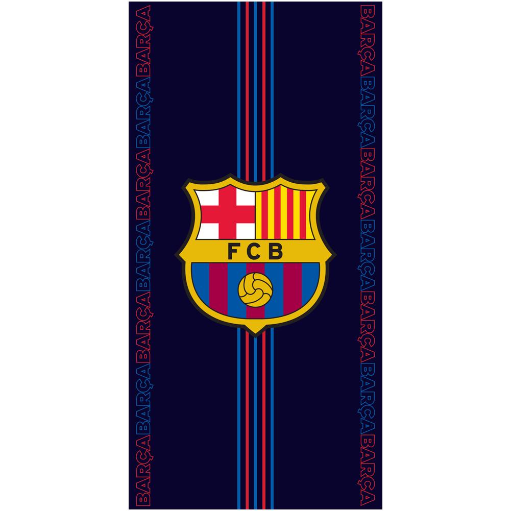 FC Barcelona Crest Navy Beach Towel