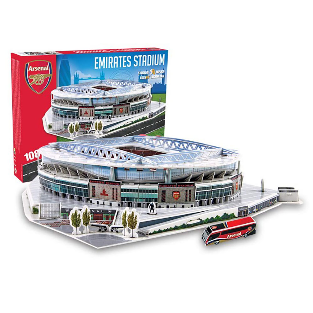Arsenal FC 3D Emirates Stadium Puzzle - Image 2