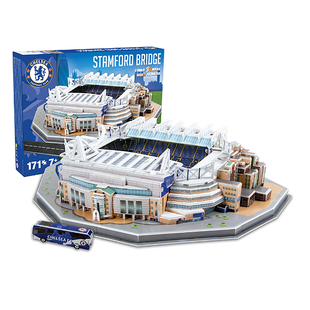 Chelsea FC 3D Stadium Bridge Stadium Puzzle - Image 2