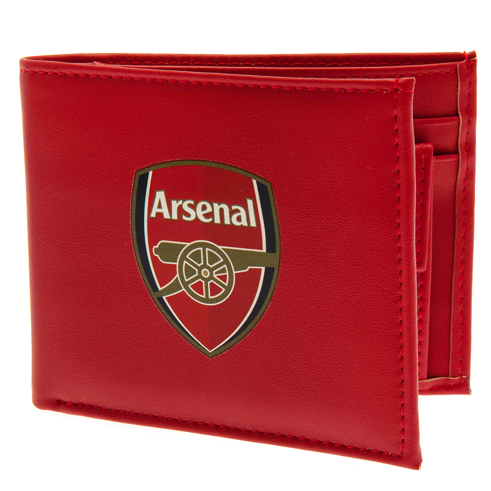 Arsenal FC Crest Red PU Wallet - Image 3