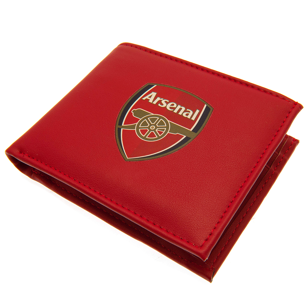 Arsenal FC Crest Red PU Wallet