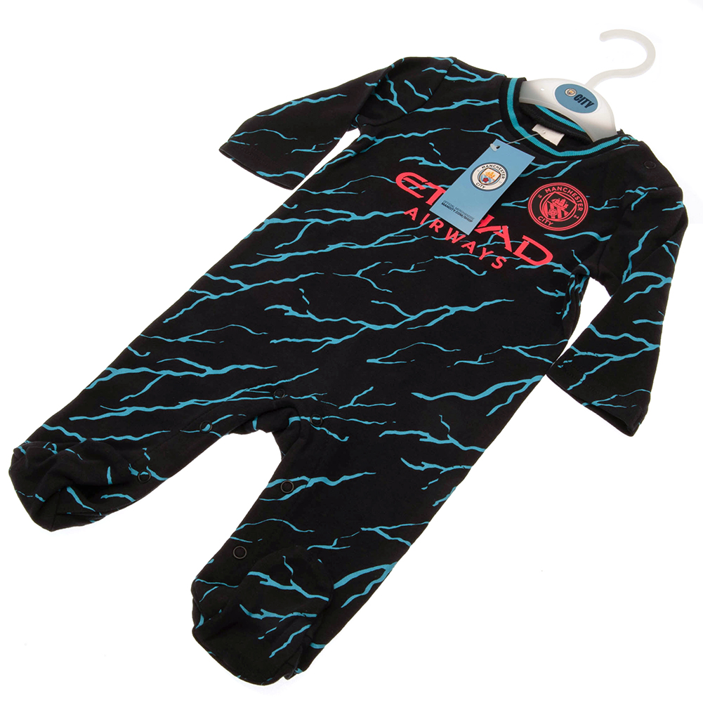Manchester City FC 12/18 Months Long Sleeved Sleepsuit - Image 4