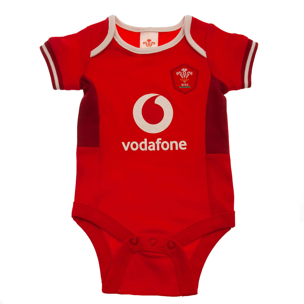 Wales RU 12/18 Months 2 Pack Bodysuit - Image 2