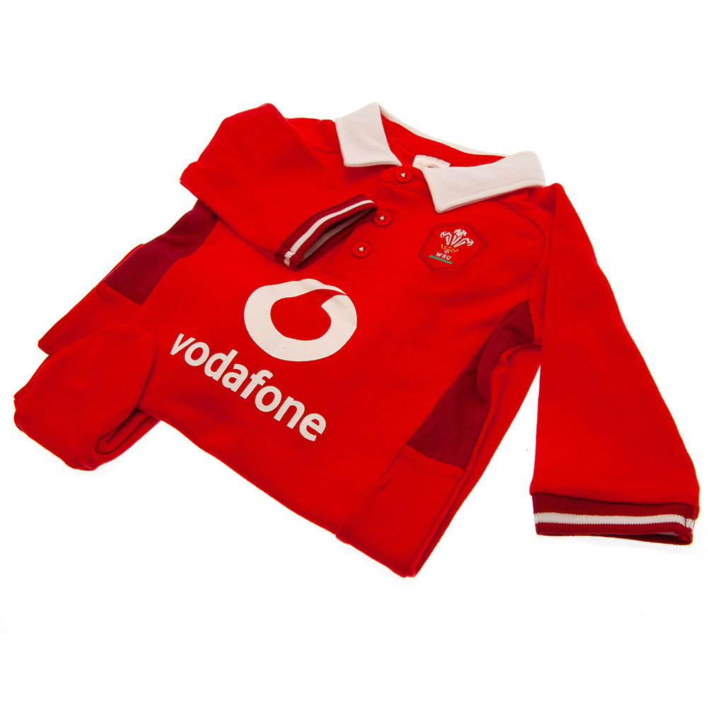 Wales RU 6/9 Months Long Sleeved Sleepsuit - Image 2