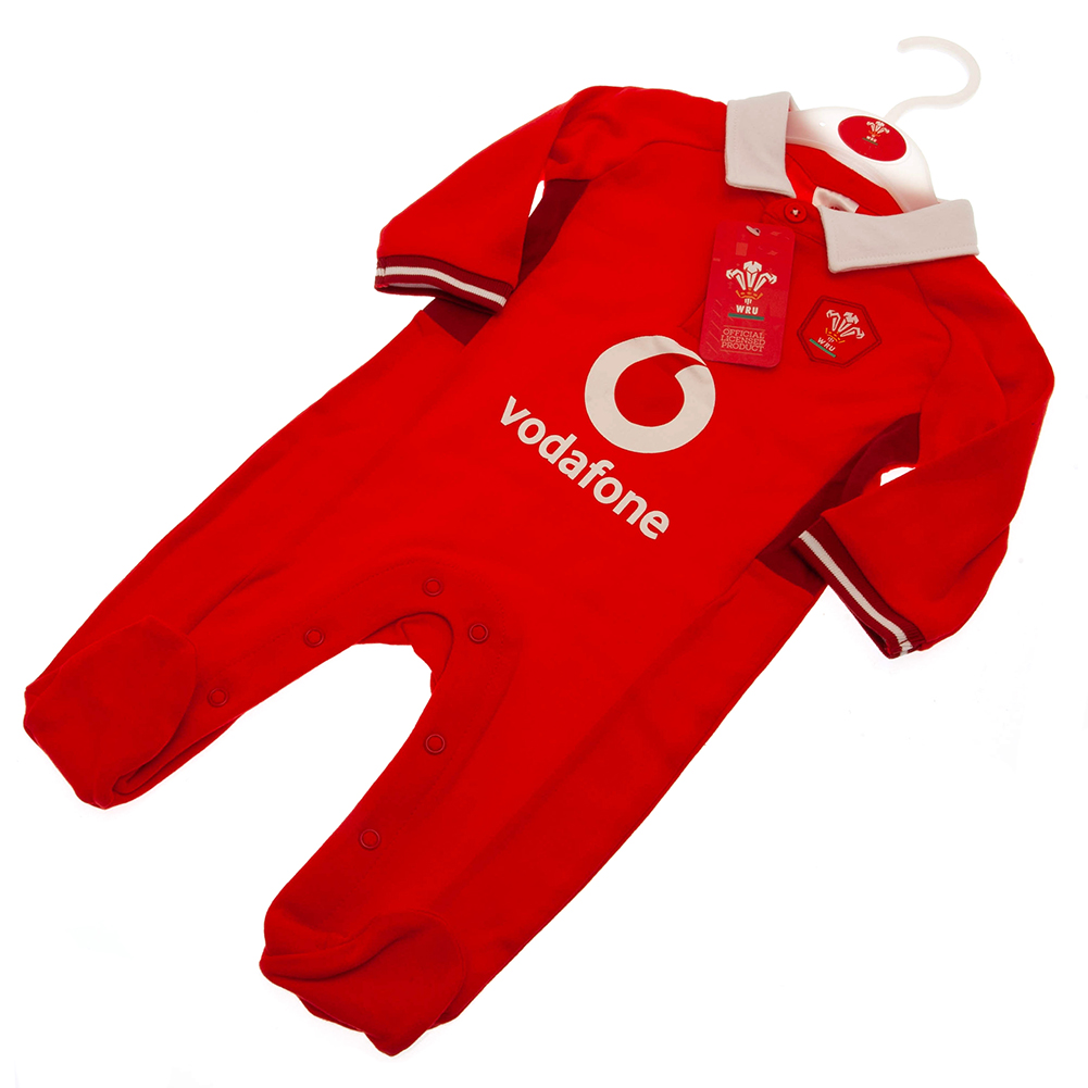 Wales RU 6/9 Months Long Sleeved Sleepsuit - Image 4