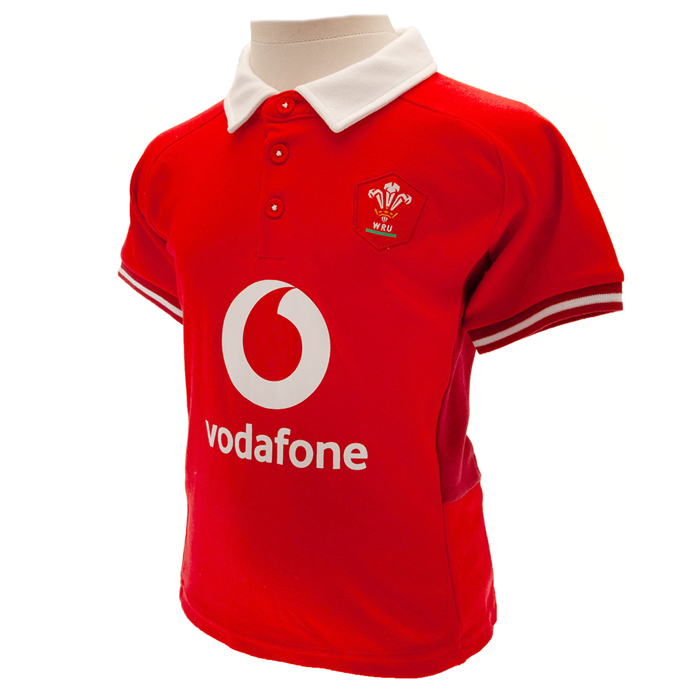 Wales RU 3/6 Months Shirt & Short Set - Image 2