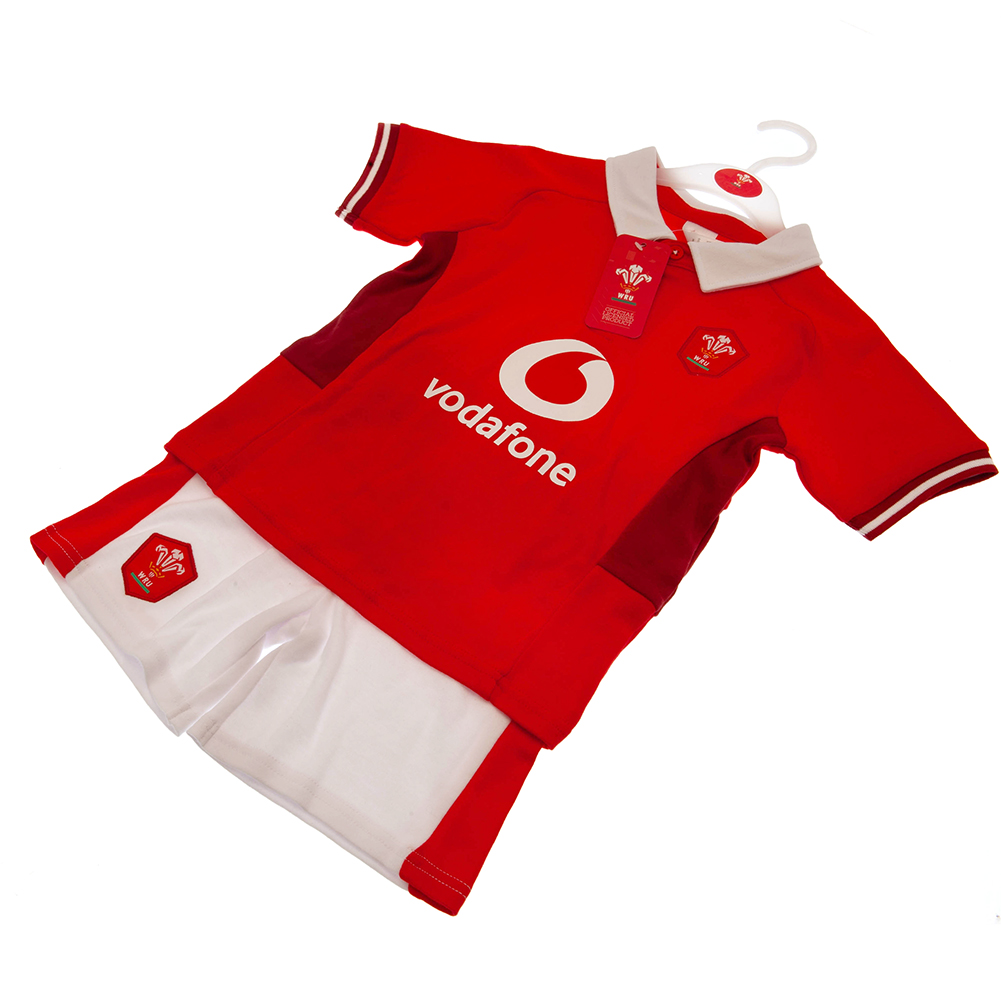 Wales RU 3/6 Months Shirt & Short Set - Image 7