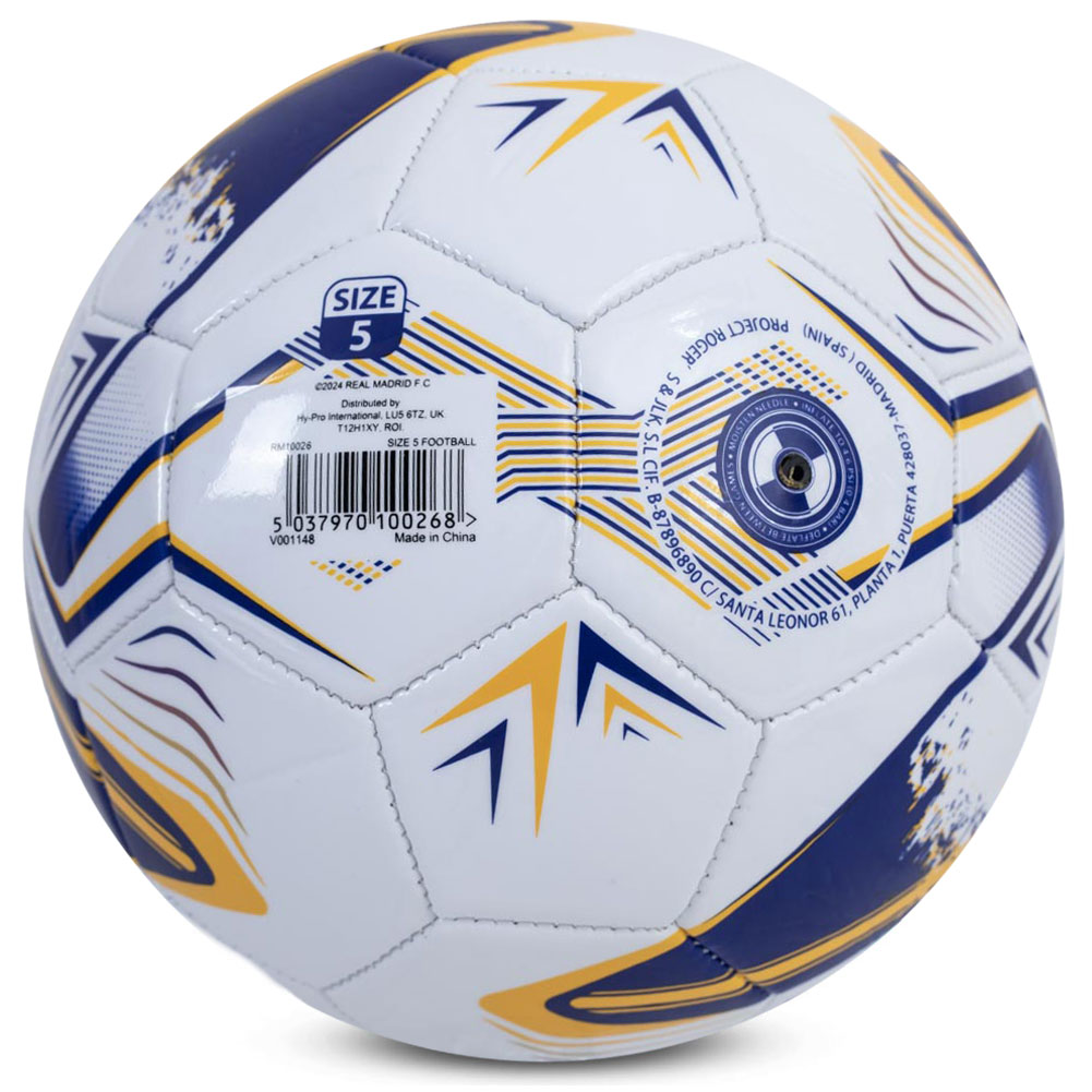 Real Madrid CF Size 5 - 32 Panel Turbine Design Football - Image 3