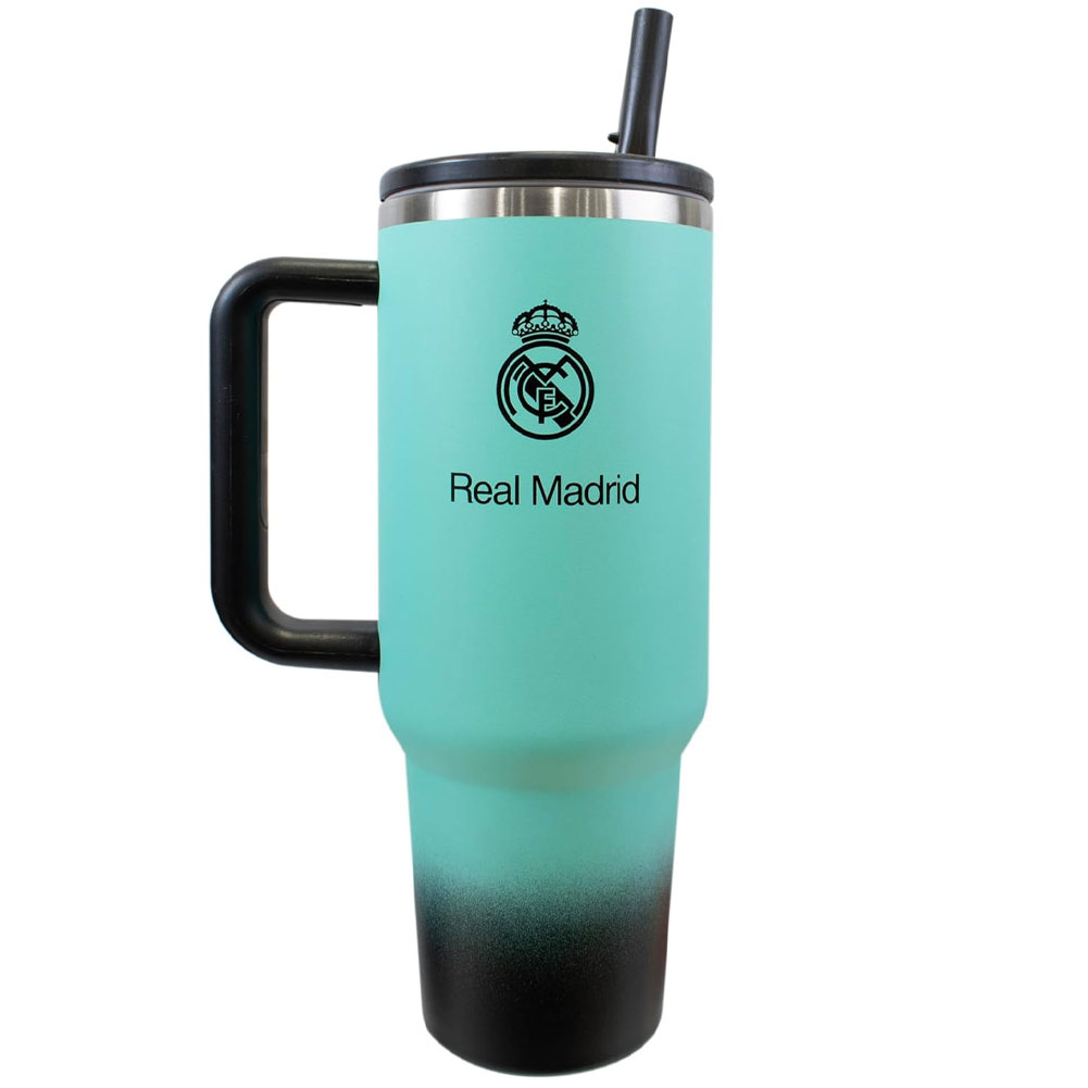 Real Madrid CF 40oz Mint Green Thermal Tumbler